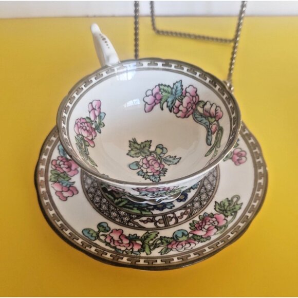 Coalport Indian Tree Tea Cup & Saucer Set 1950's - Picture 2 of 12